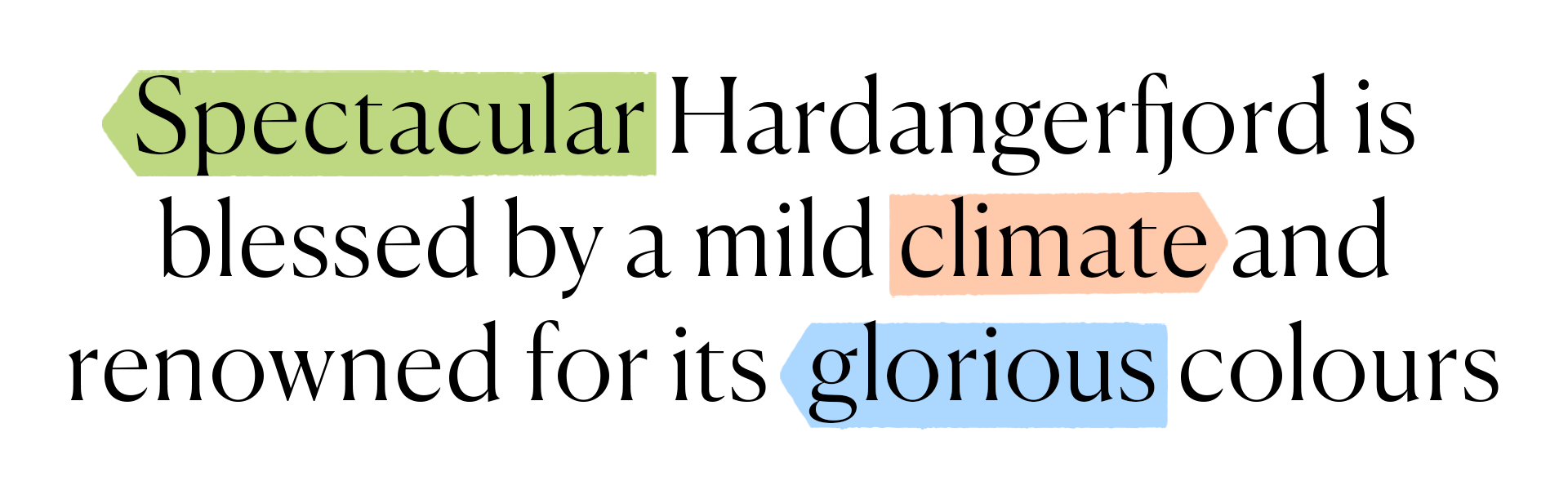 Branded text: Early Summer Hardangerfjord Hiking