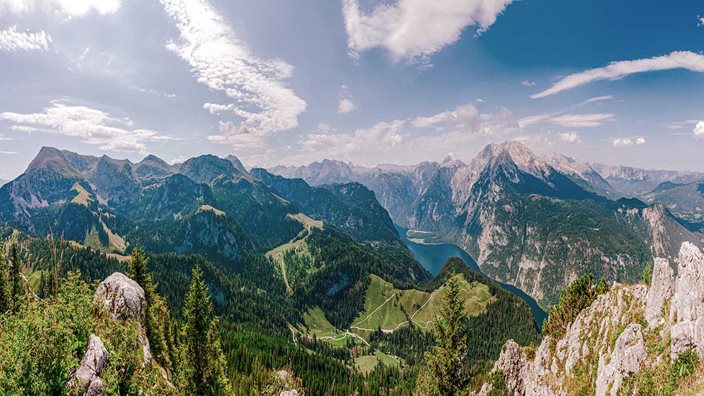 Walking in the Bavarian Alps