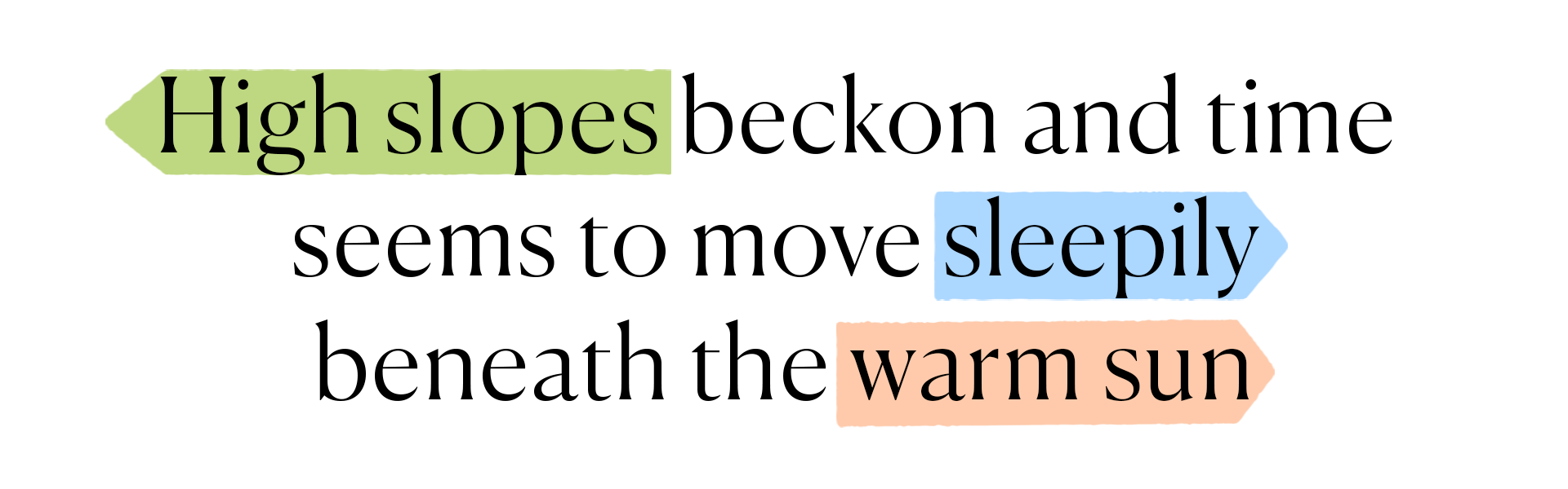 Branded text: Engadine Wildflower Holiday