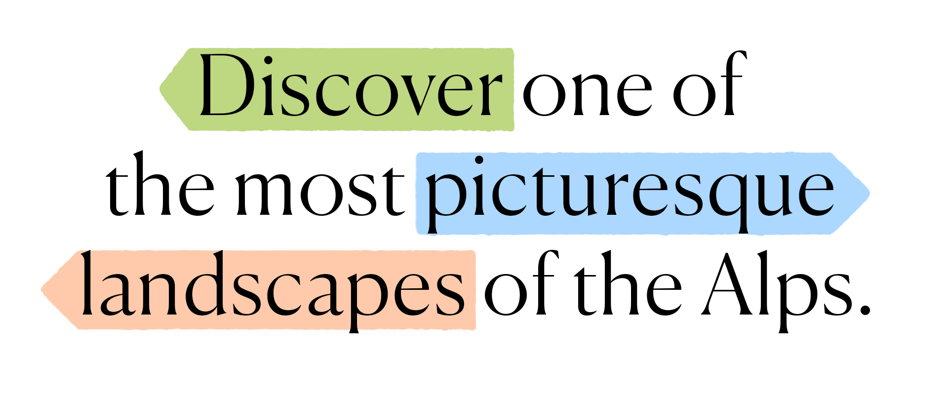 Branded text: Bavarian Alps