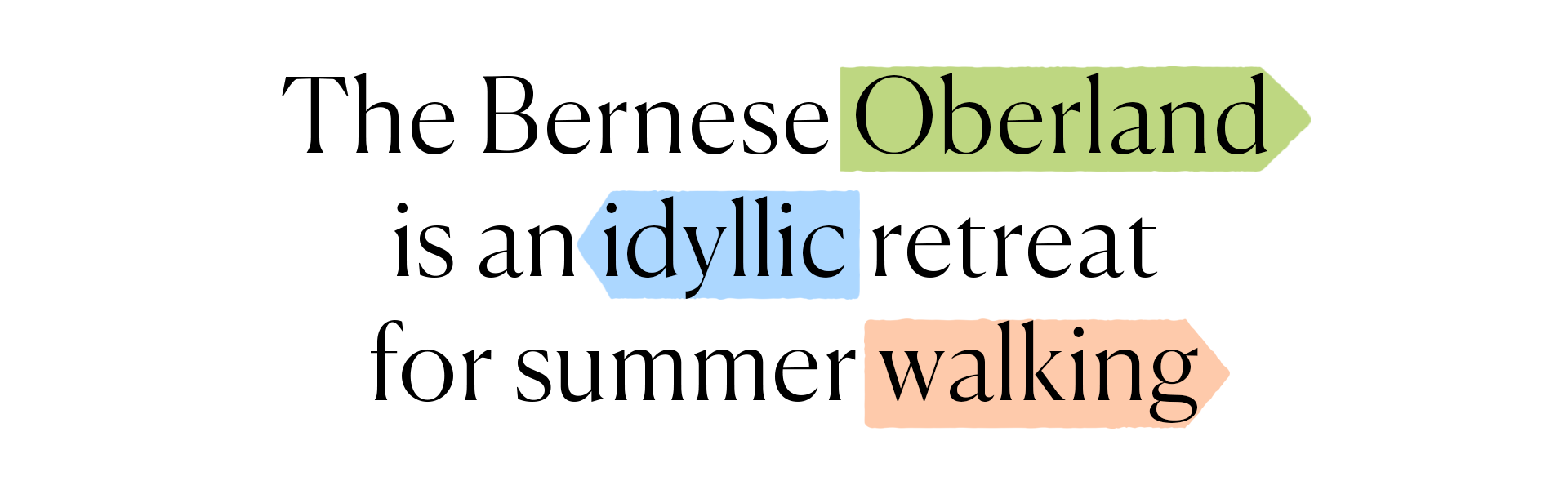 Branded text: Bernese Oberland