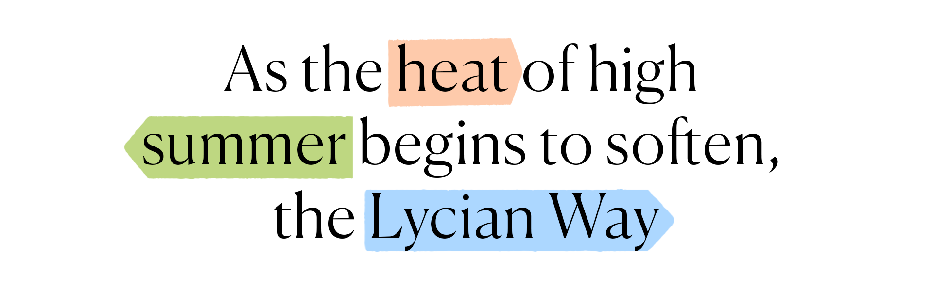 Branded text: Lycian Way in Autumn